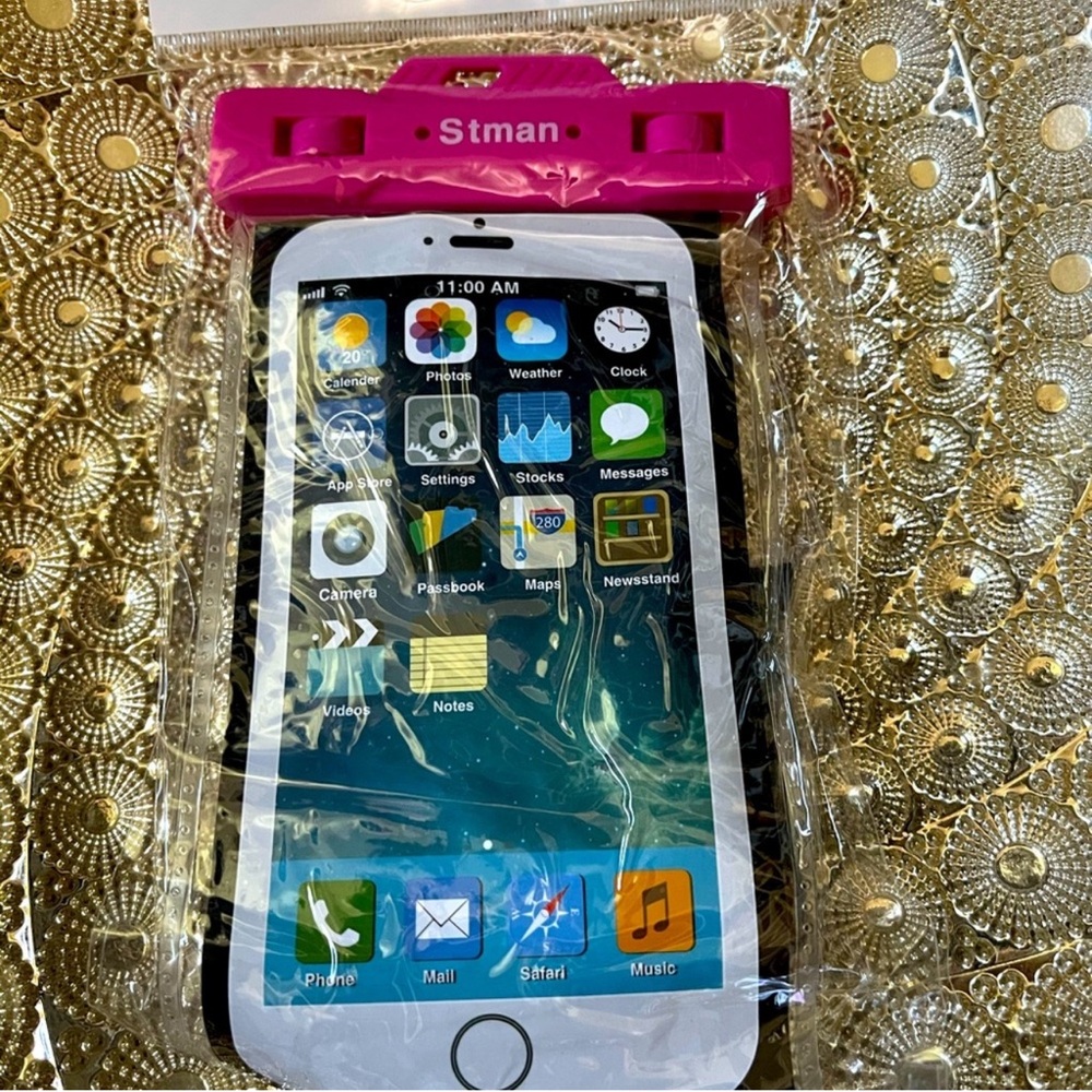 Waterproof Phone Pouch - Pink